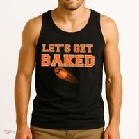 Let's Get Baked Football Cleveland Tank Top thumb 3