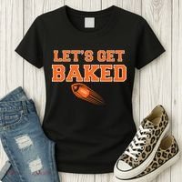 Let's Get Baked Football Cleveland Women's T-Shirt thumb 3
