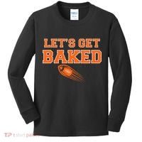 Let's Get Baked Football Cleveland Kids Long Sleeve Shirt thumb 0