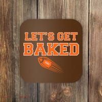 Let's Get Baked Football Cleveland Coaster thumb 0