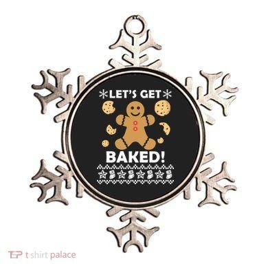 Let's Get Baked Gingerbread Cookie Ugly Christmas Ornament