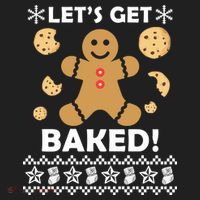 Let's Get Baked Gingerbread Cookie Ugly Christmas Hat thumb 2