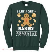 Let's Get Baked Gingerbread Cookie Ugly Christmas Sweatshirt thumb 0