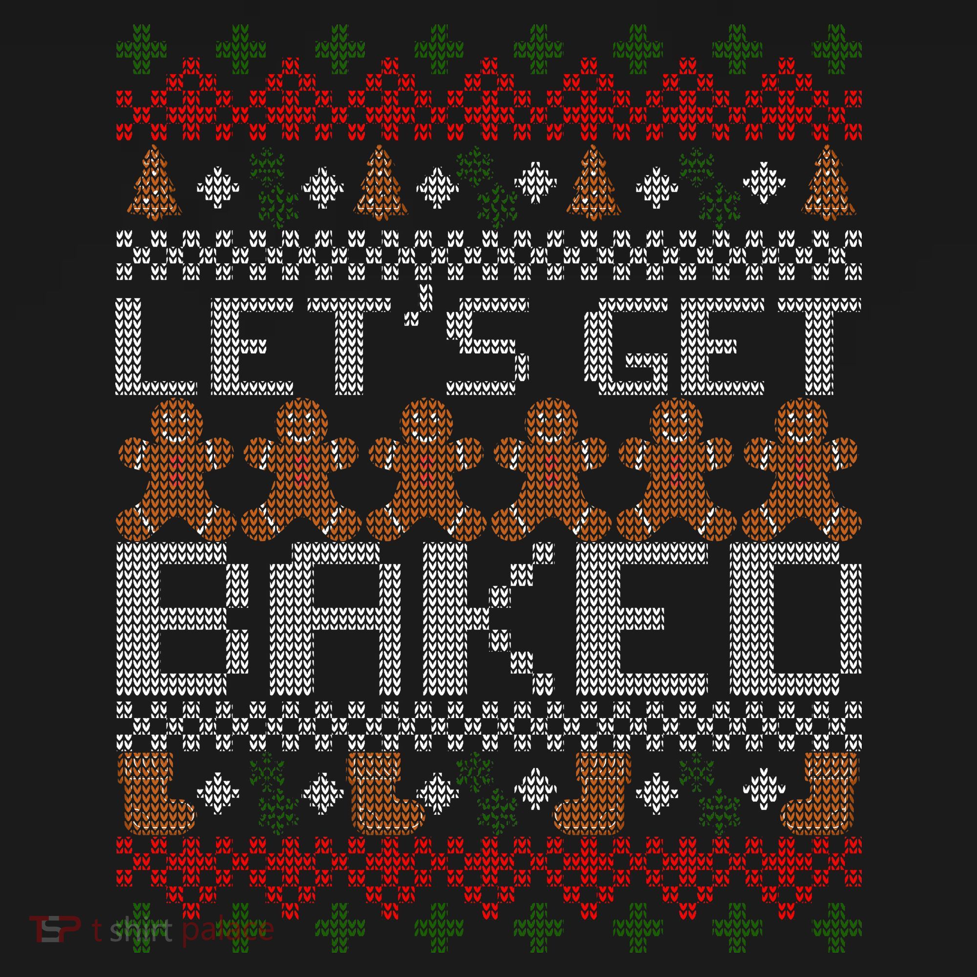 Lets Get Baked Ugly Christmas Sweater Mousepad