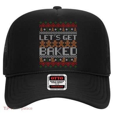 Lets Get Baked Ugly Christmas Sweater Hat