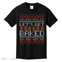 Lets Get Baked Ugly Christmas Sweater Kids T-Shirt thumb 0