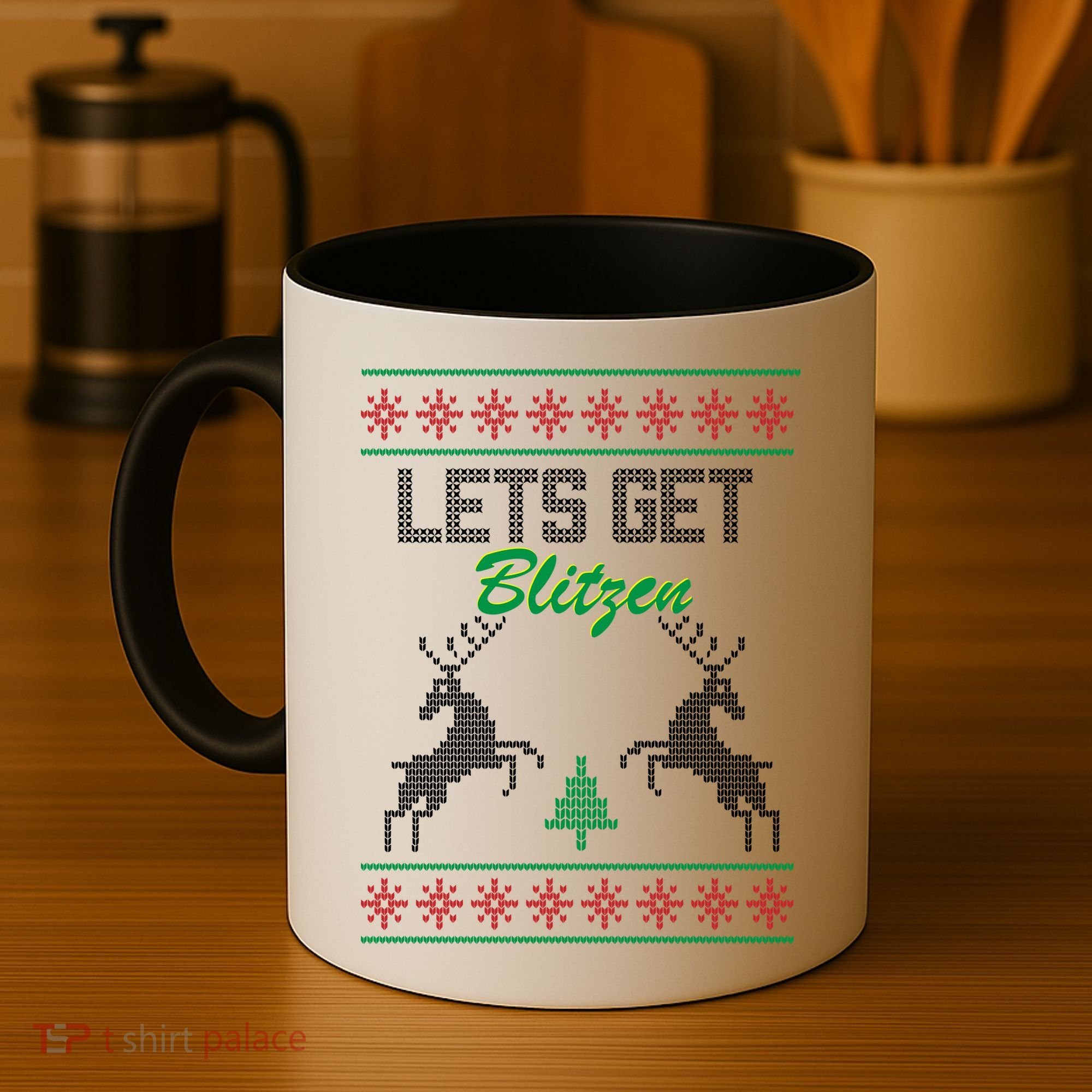 Lets Get Blitzen Coffee Mug