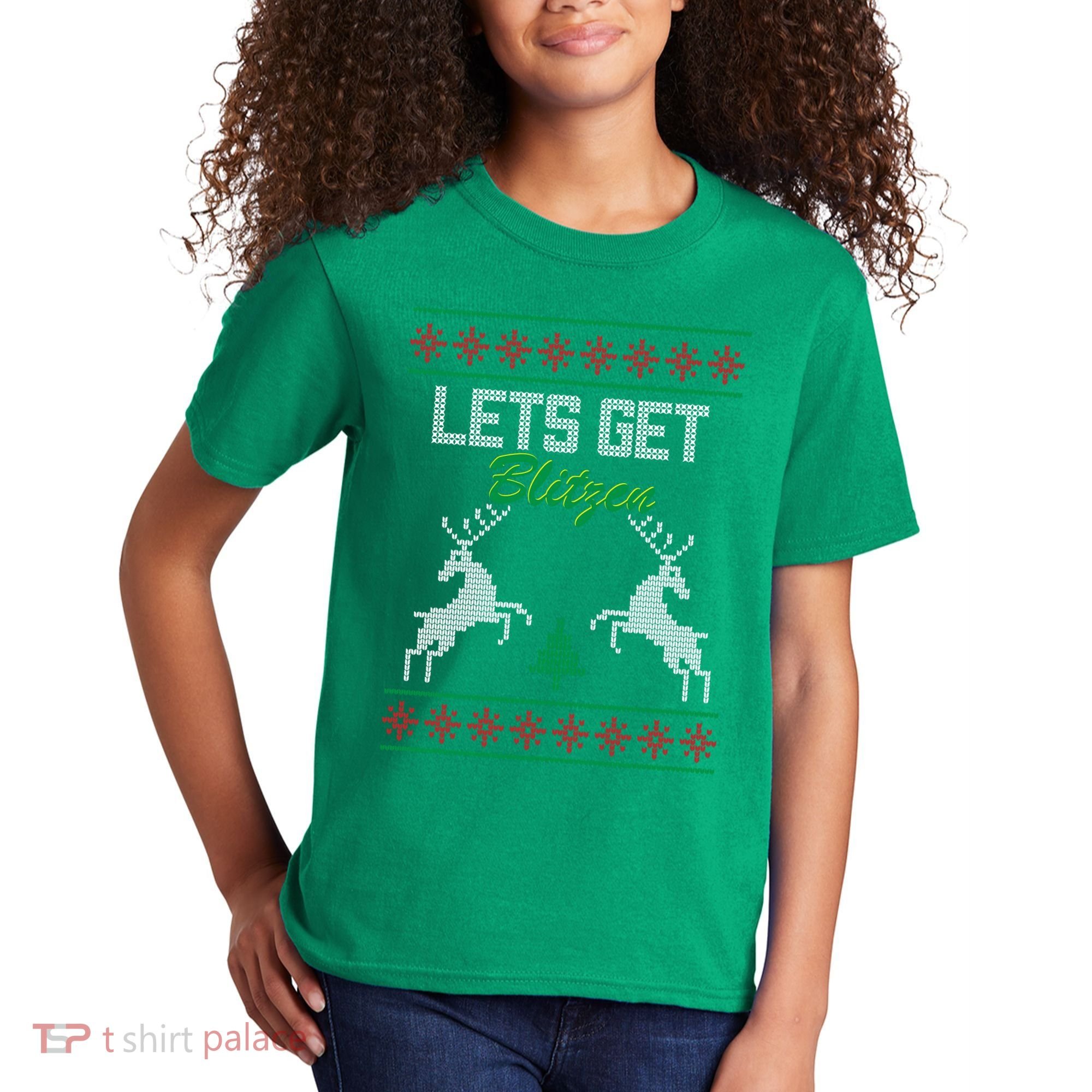 Lets Get Blitzen Kids T-Shirt