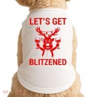 Let's Get Blitzened Doggie Tank thumb 0