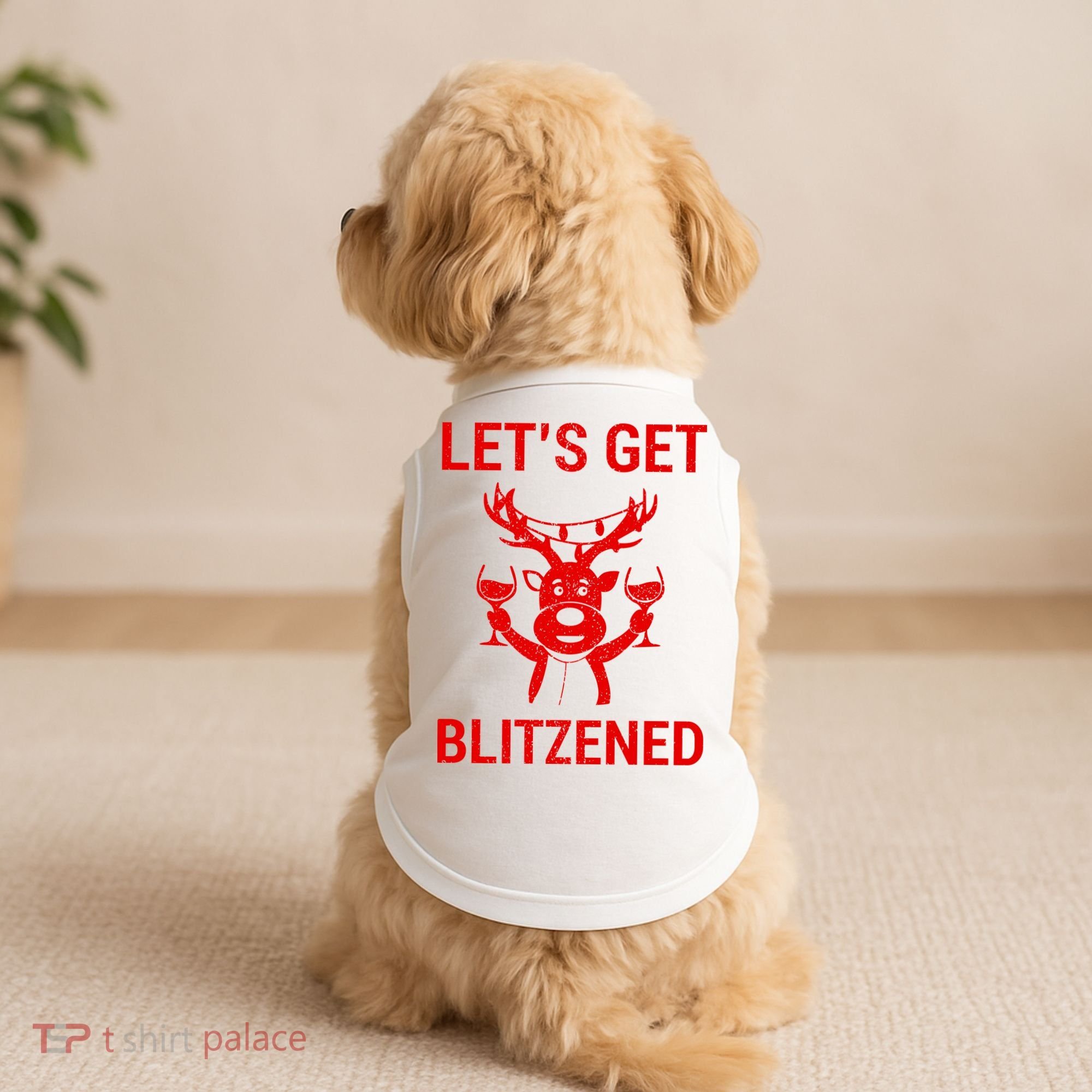 Let's Get Blitzened Doggie Tank
