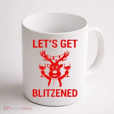 Let's Get Blitzened Coffee Mug back
