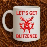 Let's Get Blitzened Coffee Mug thumb 2