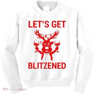 Let's Get Blitzened Kids Sweatshirt