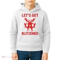 Let's Get Blitzened Kids Hoodie thumb 4