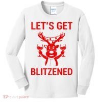 Let's Get Blitzened Kids Long Sleeve Shirt thumb 0