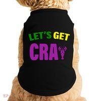 Lets Get Cray Mardi Gras Party Doggie Tank thumb 0