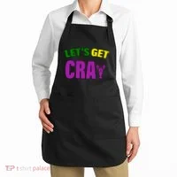 Lets Get Cray Mardi Gras Party Apron thumb 2