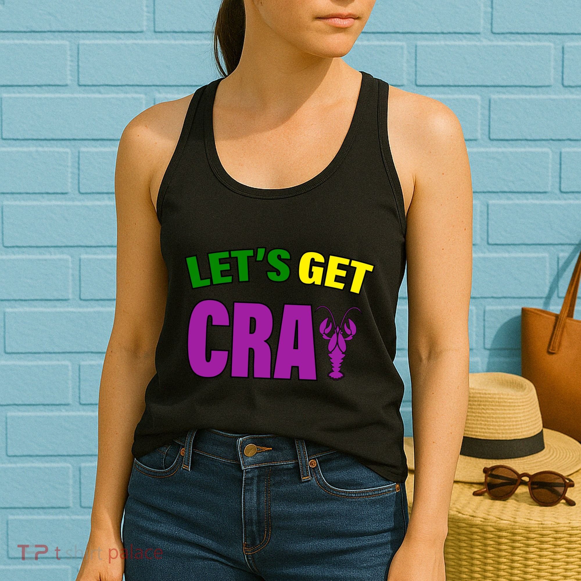 Lets Get Cray Mardi Gras Party Women's Tank Top