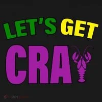 Lets Get Cray Mardi Gras Party Toddler Hoodie thumb 2