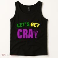 Lets Get Cray Mardi Gras Party Tank Top thumb 2