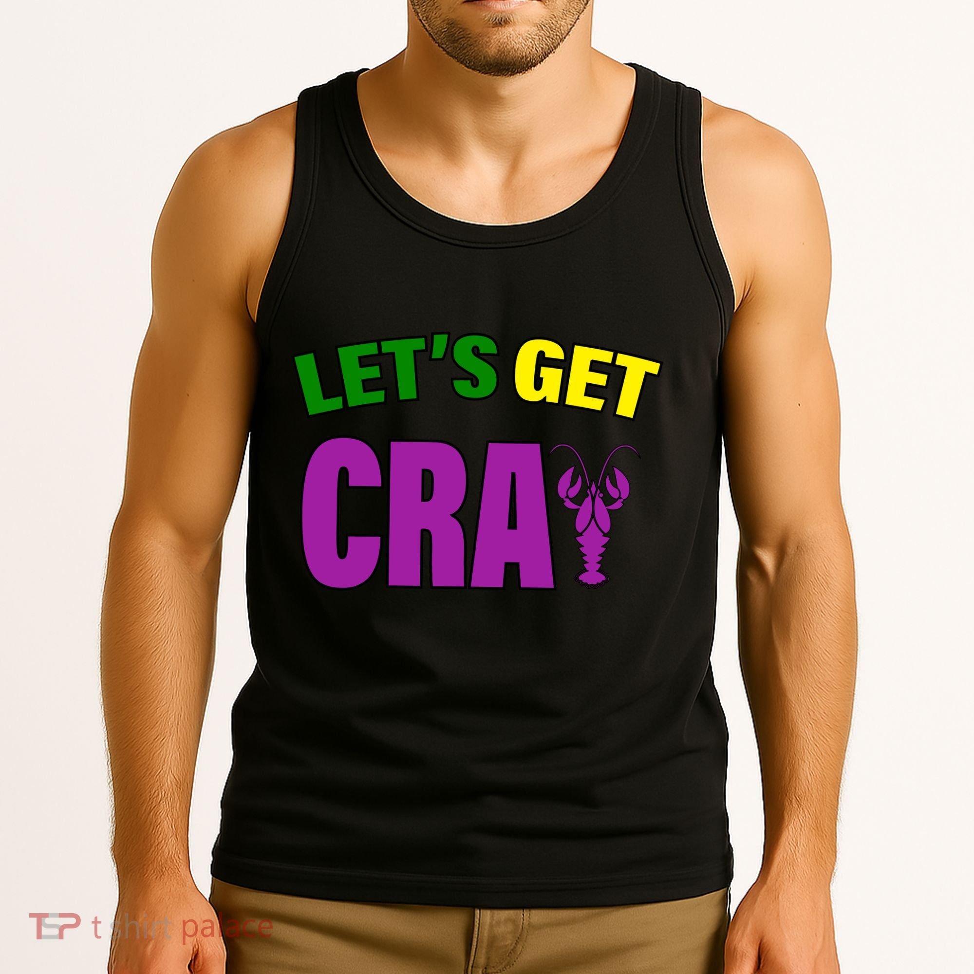 Lets Get Cray Mardi Gras Party Tank Top