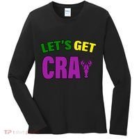 Lets Get Cray Mardi Gras Party Women's Long Sleeve Shirt thumb 0