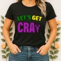 Lets Get Cray Mardi Gras Party Women's T-Shirt thumb 2