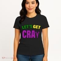 Lets Get Cray Mardi Gras Party Women's T-Shirt thumb 4