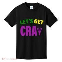 Lets Get Cray Mardi Gras Party Kids T-Shirt thumb 0