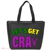 Lets Get Cray Mardi Gras Party Tote Bag thumb 0