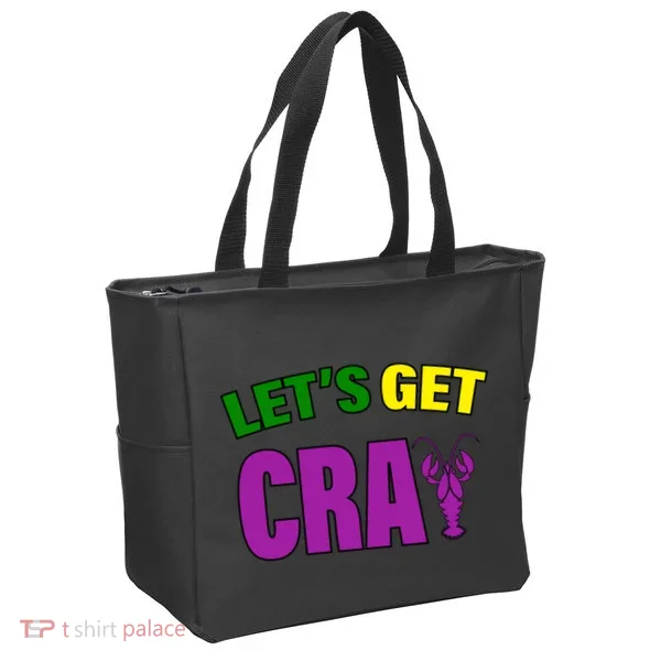 Lets Get Cray Mardi Gras Party Tote Bag