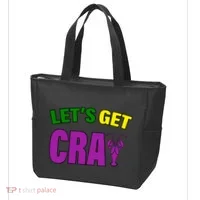 Lets Get Cray Mardi Gras Party Tote Bag thumb 3
