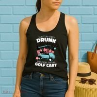 Let's Get Drunk Golf Cart Women's Tank Top thumb 2