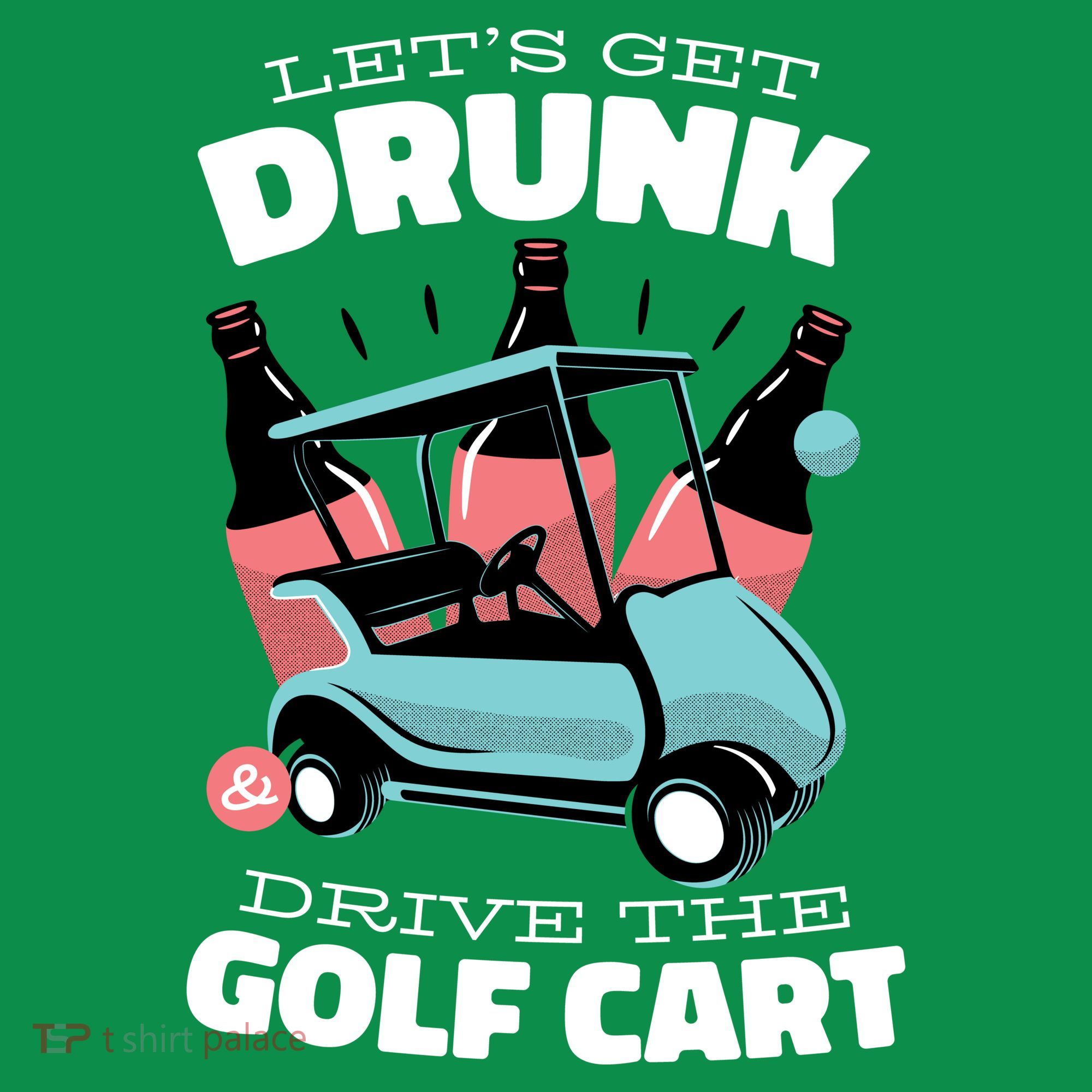 Let's Get Drunk Golf Cart Kids Hoodie