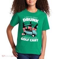 Let's Get Drunk Golf Cart Kids T-Shirt thumb 2