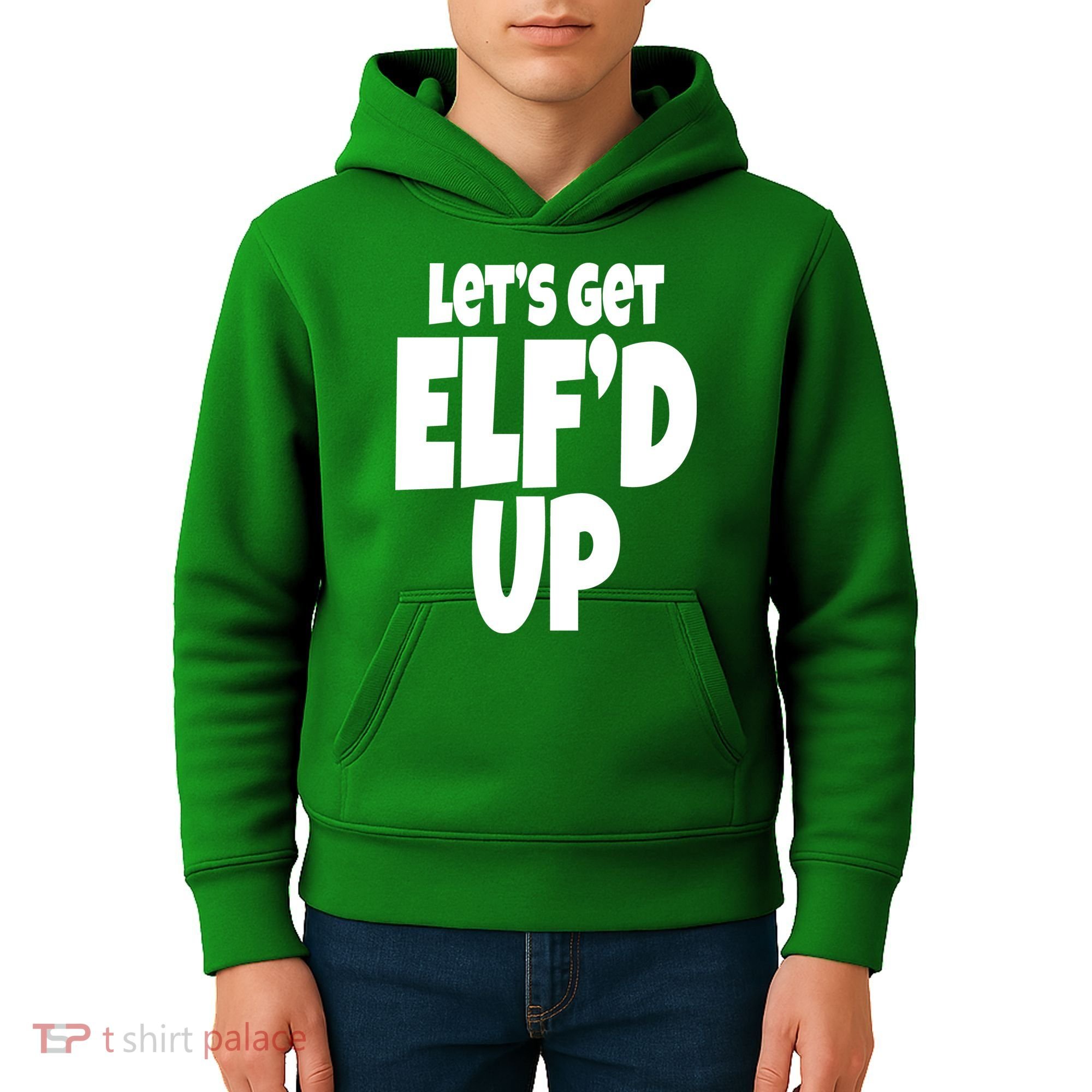 Let's Get Elf'd Up Kids Hoodie