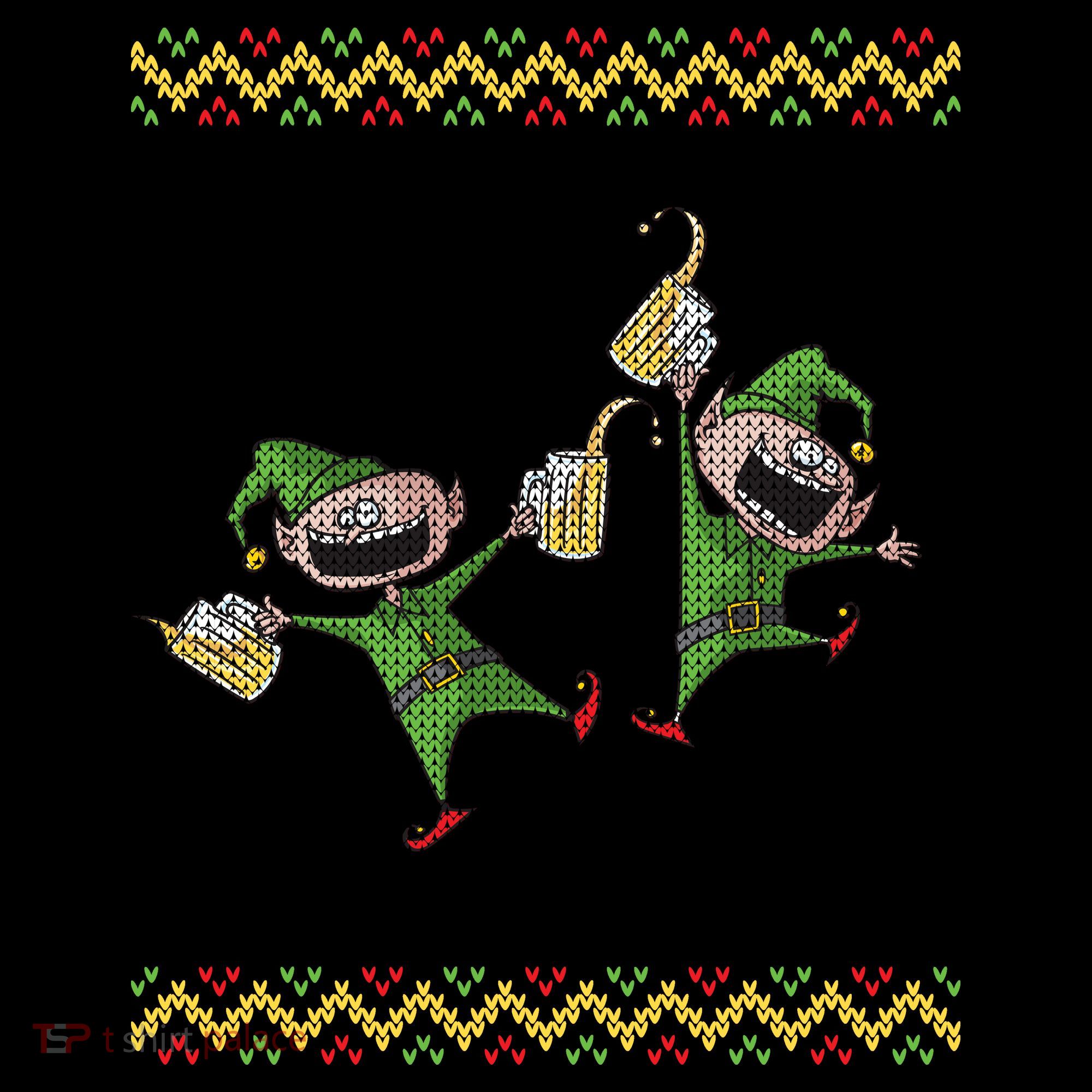 Let's Get Elfed Up Ugly Christmas Coffee Mug