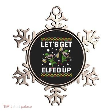 Let's Get Elfed Up Ugly Christmas Ornament