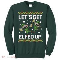 Let's Get Elfed Up Ugly Christmas Sweatshirt thumb 0