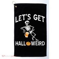 Let's Get Halloweird Golf Towel thumb 0