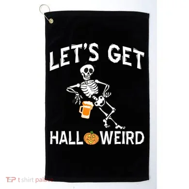 Let's Get Halloweird Golf Towel