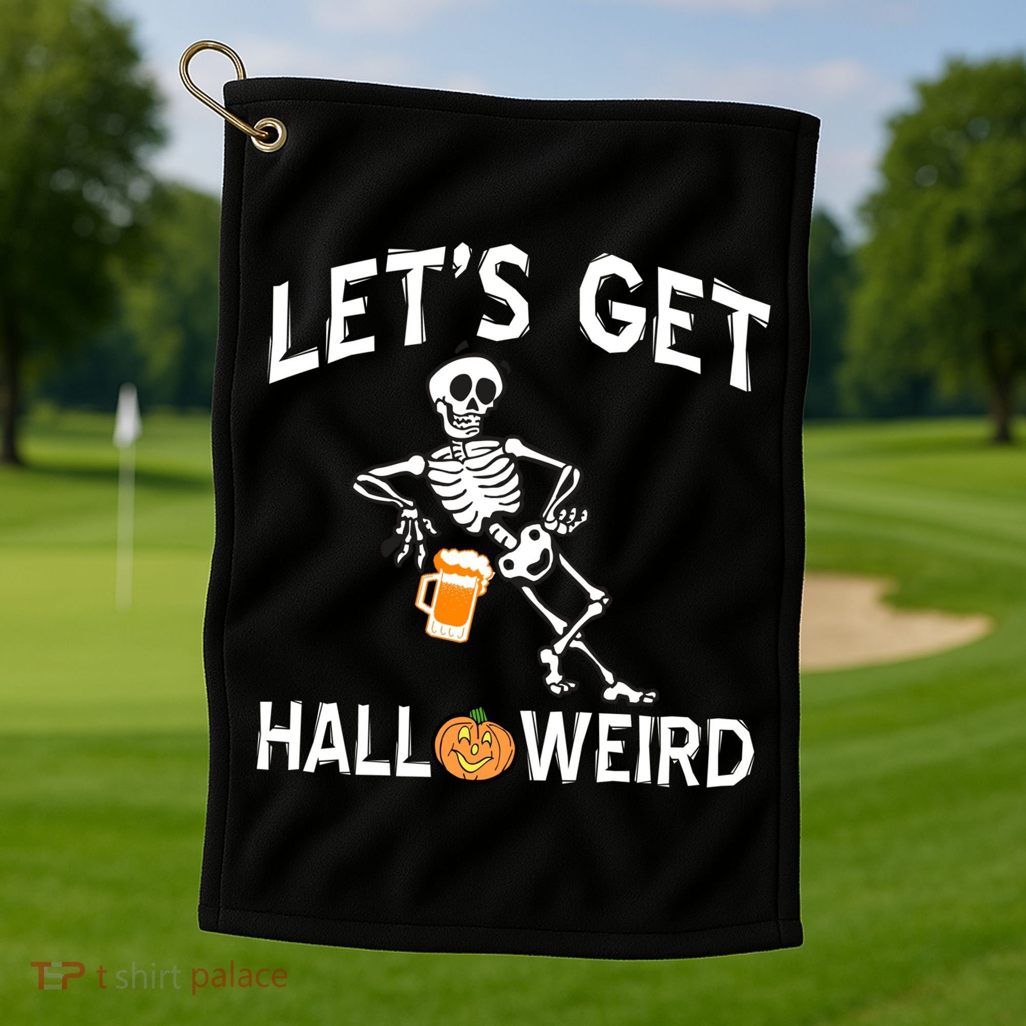 Let's Get Halloweird Golf Towel
