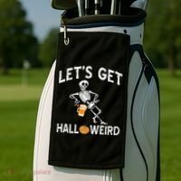 Let's Get Halloweird Golf Towel thumb 2