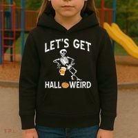 Let's Get Halloweird Kids Hoodie thumb 3