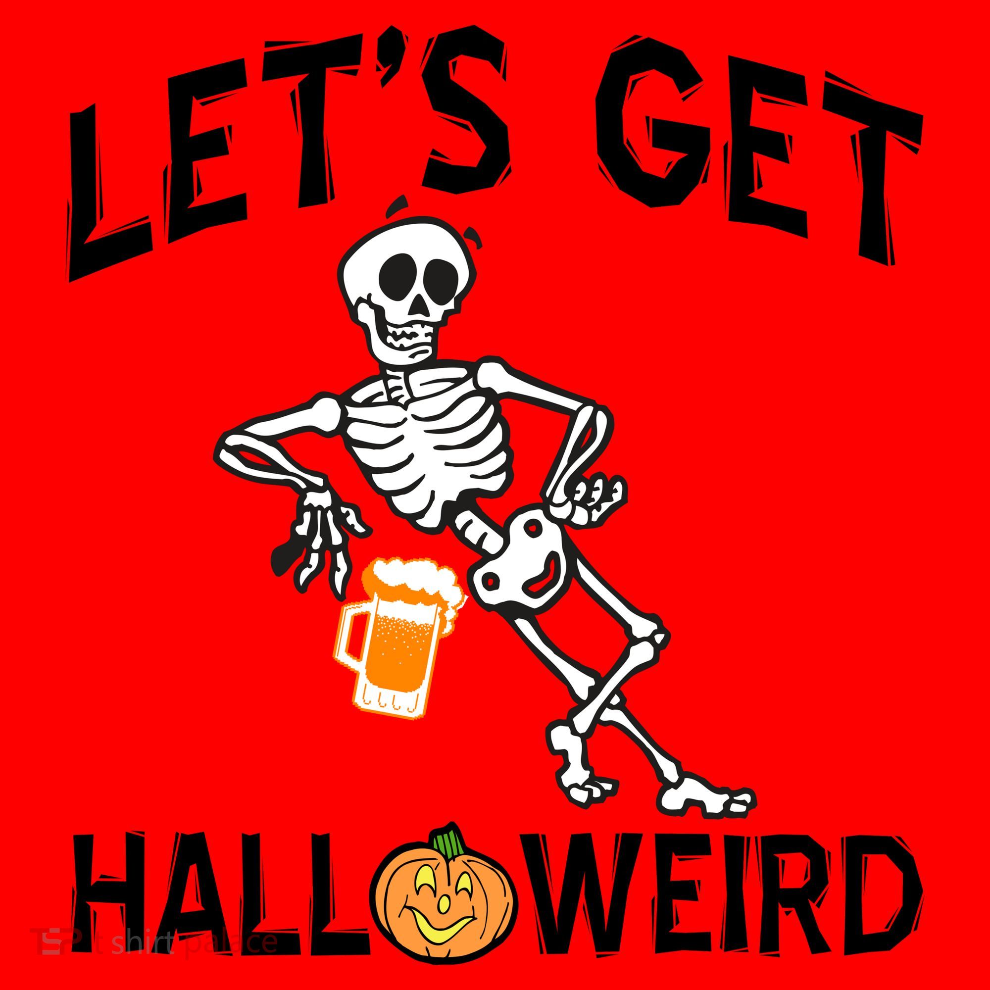 Let's Get Halloweird Santa Hat