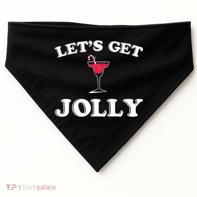 Let's Get Jolly USA-Made Doggie Bandana