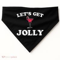 Let's Get Jolly USA-Made Doggie Bandana thumb 0