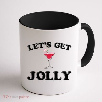 Let's Get Jolly Coffee Mug back