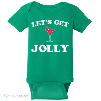 Let's Get Jolly Baby Bodysuit