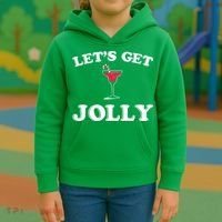 Let's Get Jolly Kids Hoodie thumb 3